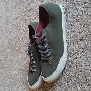 SeaVees Olive Green Canvas Sneaker